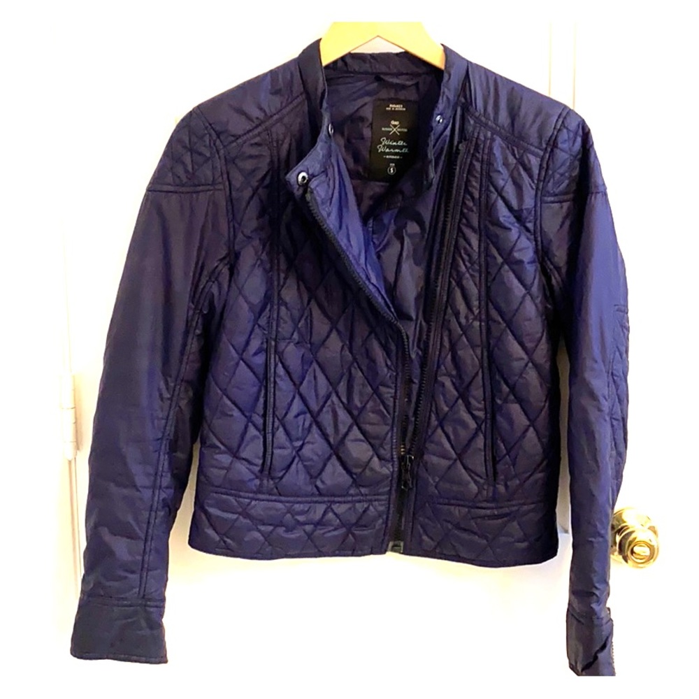 Quilted Moto Jacket by The Gap